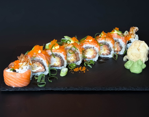Cream Salmon Shrimp Roll – kremowa rola z łososiem i krewetką