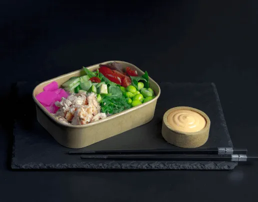 Ryż z Łososiem Pieczonym — danie z ryżem sushi z dostawą w Toruniu