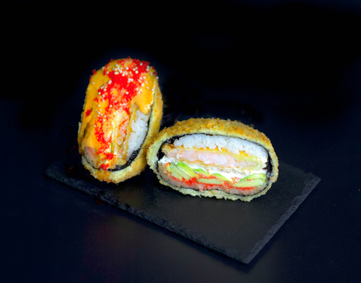Sushi Burger z Krewetkami — oryginalny sushi burger z dostawą w Toruniu