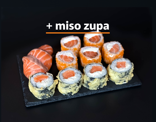 Преміальний обід з лососем