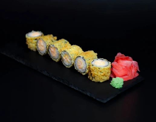 Темпура Хосомак с Запечённым Лососем